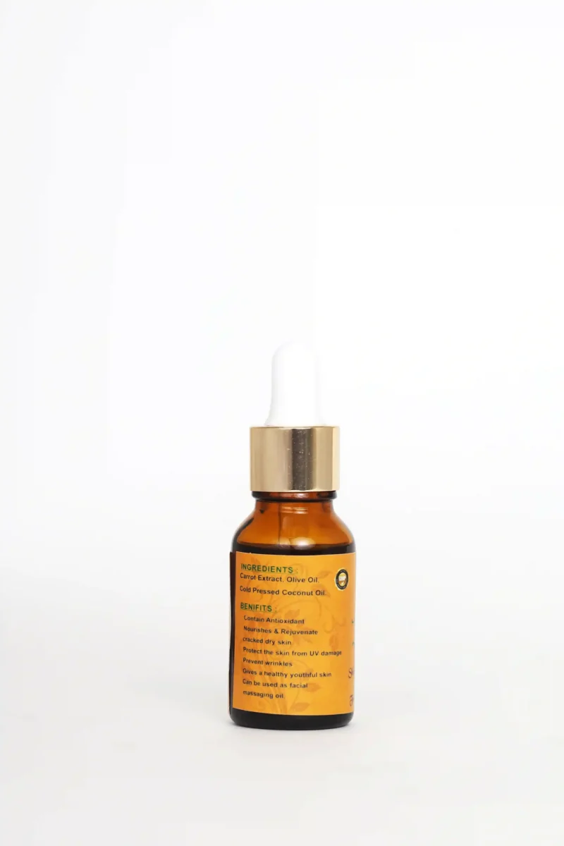 CARROT REJUVENATING OIL ( FOR YOUTHFUL SKIN ) 30ml - Image 3