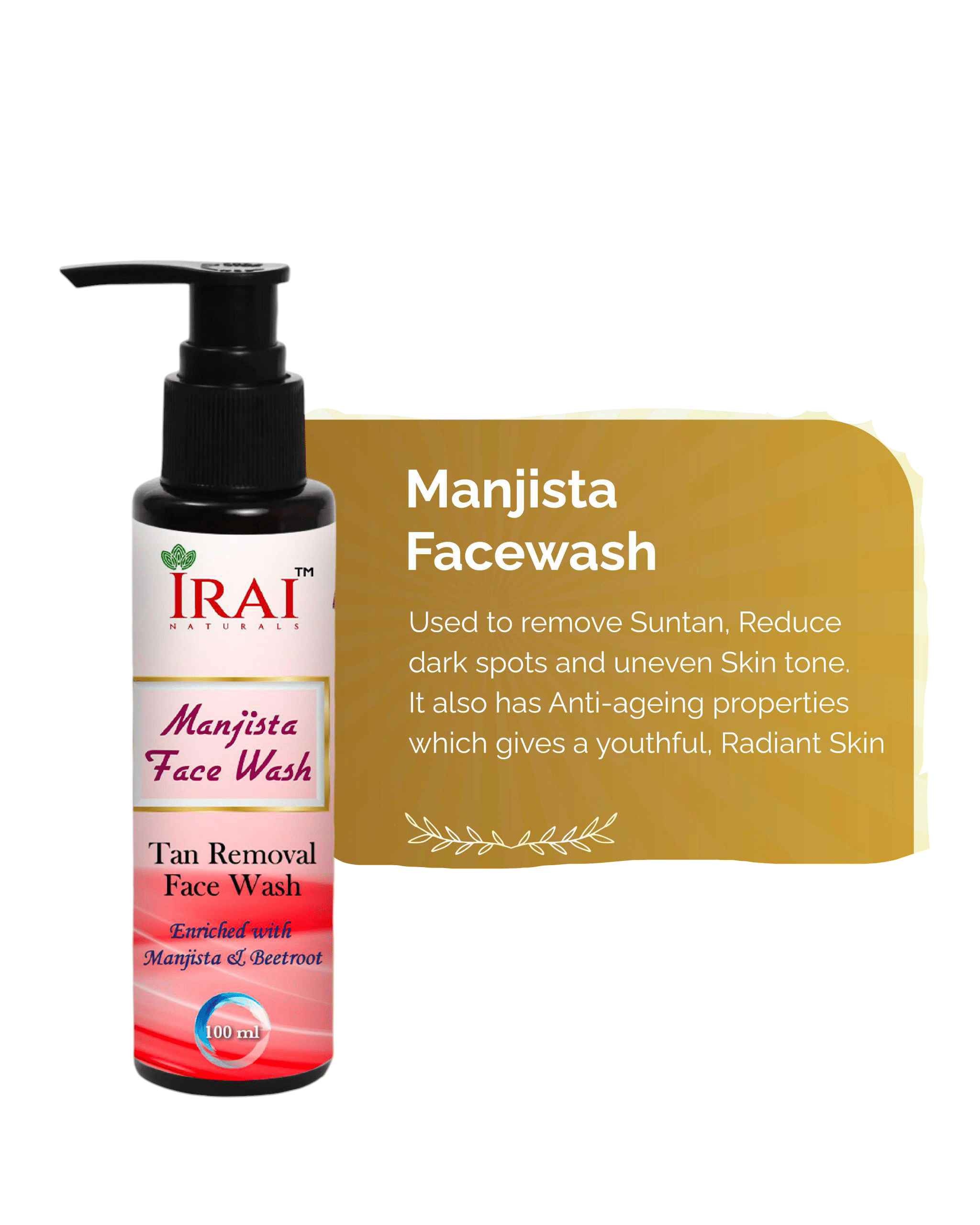 MANJISTA FACEWASH ( TAN REMOVAL FACEWASH )
